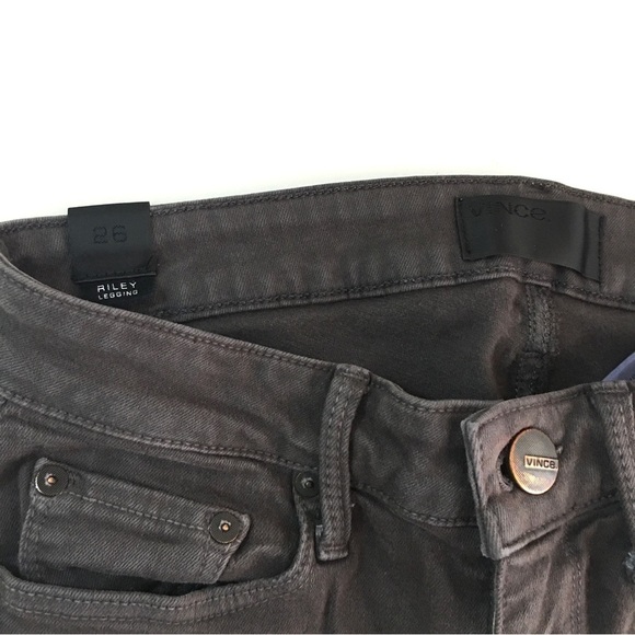 Vince Riley Stretch Jean Legging Storm Gray - Picture 13 of 14